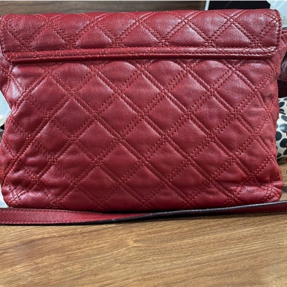 Marc Jacobs Large Single Quilted Bag - Cherry Red - Picture 9 of 16